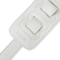 Preview: Richter Straps Luxury Beluga White Gitarrengurt, #1067